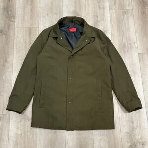 Hugo Boss Green Lonmg Trench Winter Jacket Coat size Xl B5